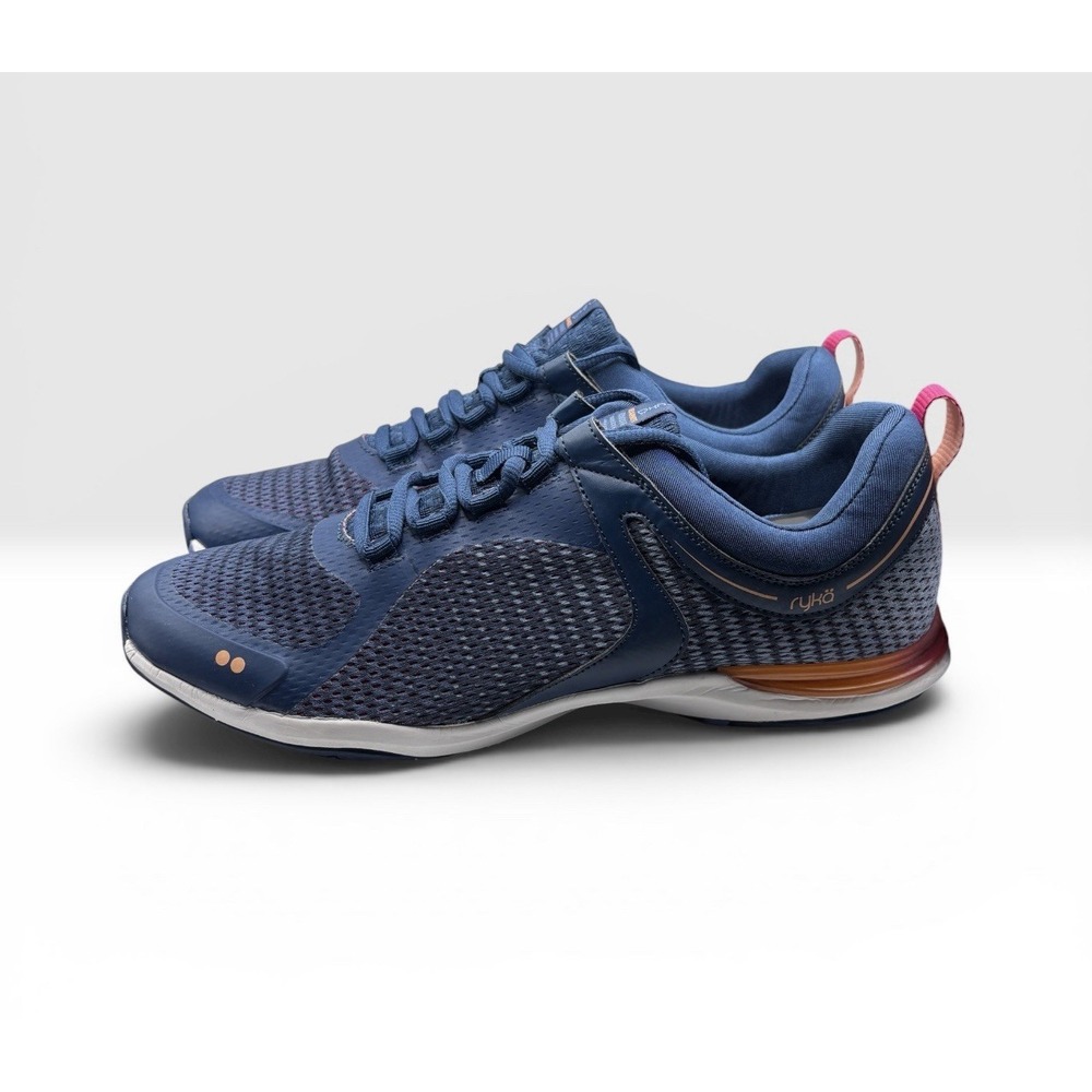 Ryka Women's Graphite Athletic Running Shoes Size 11W‎ Navy Mesh -1837